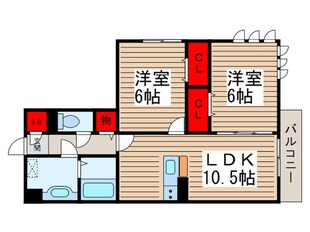 セサミ花畑の物件間取画像